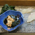 寿司栄 - カワハギ　肝醤油