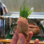 寿司栄 - トロ、芽葱