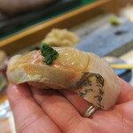 寿司栄 - 天草鯵