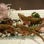 鮎知 - 稚鮎の踊り揚げ