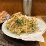 大衆割烹 善甚 - 白エビかき揚げ