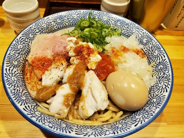 真鱈白子まぜそば 1000円 By Nabechawan 自家製麺 竜葵 ほおずき 川口 ラーメン 食べログ