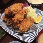 とんかつ檍 銀座8丁目店 - カキフライ定食