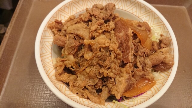 すき家 4号福島松浪店 - 曽根田（牛丼）の写真