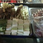 大倉山もつ肉店 - ピーマン、ネギ、ニンニク、シイタケ、ギンナン