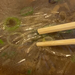 Mendokorokatsuya - スープ表面に膜できます！