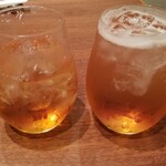 鳥茂 - 梅酒　10年　ソーダ割り