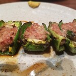 鳥茂 - ピーマンの肉詰め　　こちらのお店発祥❗