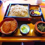 けい月 - 【2020.2.11(火)】ざるそばミニソースカツ丼セット880円