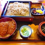 けい月 - 【2020.2.11(火)】ざるそばミニソースカツ丼セット880円