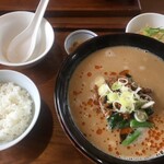 餃子の花家 - 白ごま担々麺セット(1,000円)
