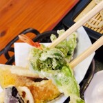 智月庵 - ふきのとうの天ぷら。