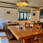 智月庵 - 店内。