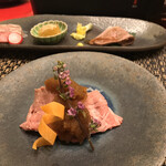 近江牛専門店 れすとらん 松喜屋 本店 - 先付と八寸