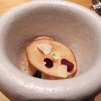アルゴリズム - ミル貝 菜の花 リンゴのチュール