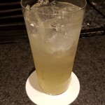 鳥さわ22 - じゃばら酒　ソーダ割り