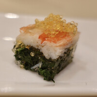 礼華 - 珊瑚コース@4,070円、前菜盛り合わせ②ズワイと春菊のテリーヌ