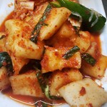 丸い月 - キムチ盛り