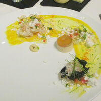 ソンブルイユ TOKYO - 毛蟹のサラダとバヴァロワ仕立て　レギュームアロマット