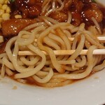 Tenkai - 豚スタミナ冷やし並(150g)800円　麺アップ