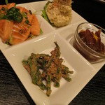 魚んと - 早物３品盛り＋おまけ