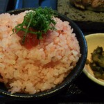 Ishiyaki Suteki Zei - 梅ごはん大盛り。