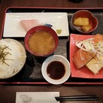 呑舟之魚 - 金目鯛煮付け定食(999円税込)