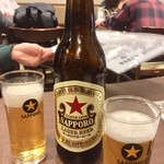 東京串焼倶楽部 - ■瓶ビール（大）ラガー赤星