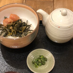 両国橋茶房 - 博多明太と高菜茶漬け（数量限定）　780円