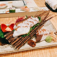 対馬のどぐろとイカ活き造り 博多 魚蔵 都ホテル店 - 