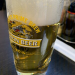 焼肉 食肉卸し直営店 塩梅アンバイ - やっぱりここはビールでしょ