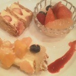 ラ ブラスリー - デザートの盛り合わせ