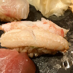 豊鮨 - ランチぼたんにぎりのずわい蟹