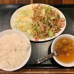 麺飯食堂 八右衛門 - スタミナ定食 ¥720