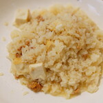 プリモピアット H - 鶏そぼろと揚げ豆腐のパルメザンチーズリゾット