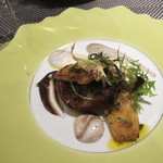 レストラン バカール - 白子筍とトランペット茸　フォアグラのアレンジで