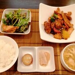 中華処 青天 - 「ヤマトポーク酢豚定食」1300円