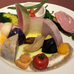 CUCINA KURAMOCHI - お野菜たっぷりの前菜の盛り合わせ