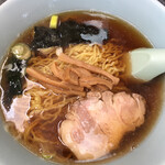 丸福 - ラーメン上から
