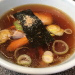 丸福 - つけ麺スープ