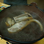 浜よし - 野鴨鍋（鴨ガラとキジバトでダシ取り）