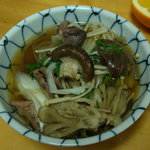 浜よし - 野鴨鍋（一人前取り分け）