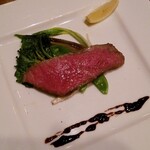 Ravi - ◆肉料理 ◇「山形牛のステーキ バルサミコソース添え」