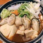 夢庵 - 料理写真:牡蠣の味わい味噌鍋膳　1,299円＋tax