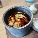 紫檀 手打ち蕎麦と焼鳥 - 辛味大根と長葱をブチ込む