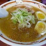 狼スープ - 味噌卵ラーメン 2012.4月