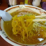 狼スープ - 麺は西山さん 2012.4月