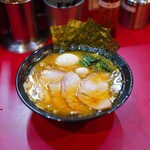 ラーメン壱六家 - チャーシュー麺、並、固め、多め、味玉