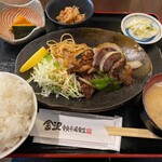 金沢中央市場食堂 - 焼肉定食（１２００円）