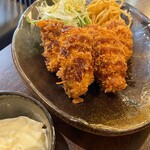 金沢中央市場食堂 - カキフライ（７００円）